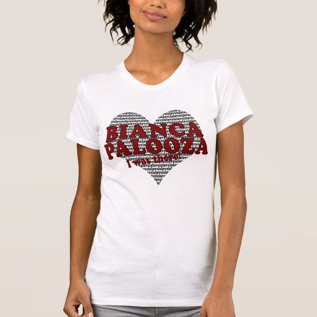Biancapalooza T - Shirt (Vorderseite)