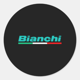 Bianchi Italian Bikes Runder Aufkleber