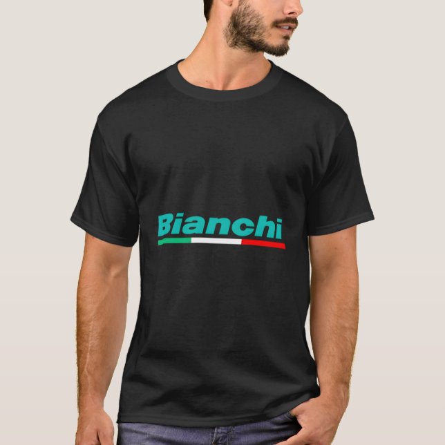 Bianchi Italian Bikes T-Shirt (Vorderseite)
