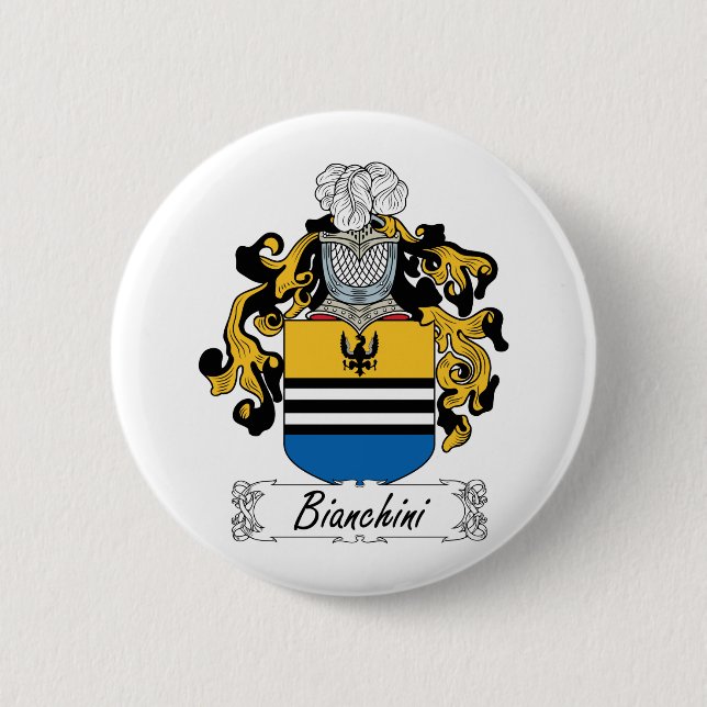 Bianchini Familienwappen Button (Vorderseite)