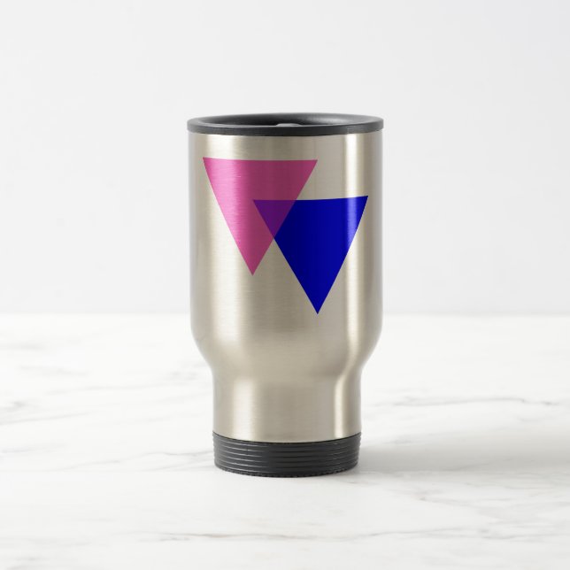 Biangle Bisexueller Stolz Reisebecher (Mittel)
