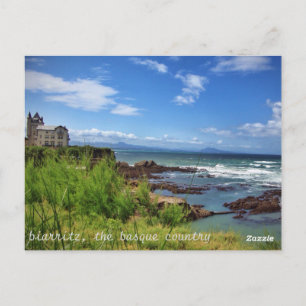Biarritz, das Baskenland Postkarte