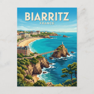 Biarritz Frankreich Postkarte