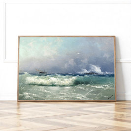 Biarritz, Ivan Konstantinowitsch Aivazovsky Poster