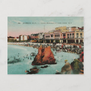 Biarritz Le casino Municipal Replika 1917 Postkarte