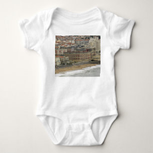 Biarritz Strand, Belle Époque Architektur. Baby Strampler