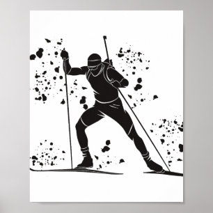 Biathlet Skilanglauf Biathlon _27  Poster