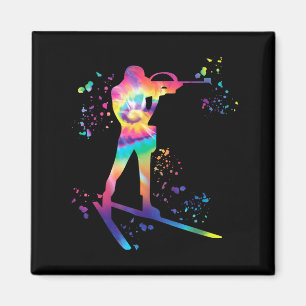 Biathlet Skilanglauf Biathlon Magnet