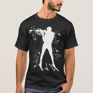 Biathlet Skilanglauf Biathlon T-Shirt