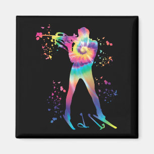 Biathlete Nordic Ski Biathlon 11 Magnet