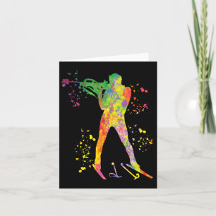 Biathlete Nordic Ski Biathlon 16 Karte