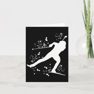 Biathlete Nordic Ski Biathlon 18 Karte