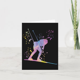 Biathlete Nordic Ski Biathlon 19 Karte