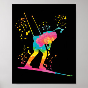 Biathlete Nordic Ski Biathlon 21 Poster