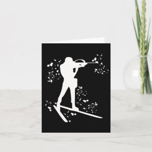 Biathlete Nordic Ski Biathlon 31 Karte