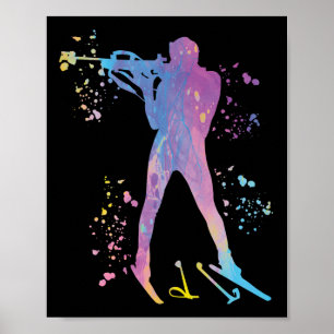 Biathlete Nordic Ski Biathlon 3 Poster