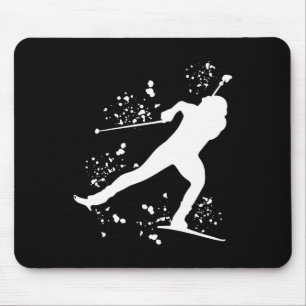 Biathlete Nordic Ski Biathlon 5 Mousepad