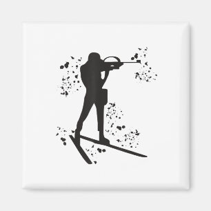 Biathlete Nordic Ski Biathlon T - Shirt_2.png Magnet