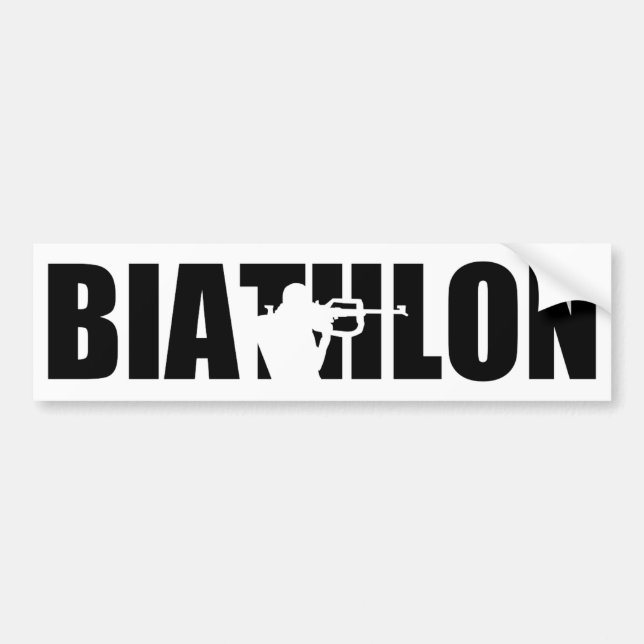 Biathlon Autoaufkleber (Vorne)