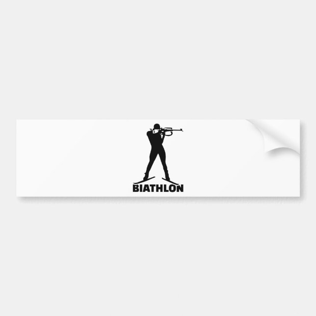 Biathlon Autoaufkleber (Vorne)