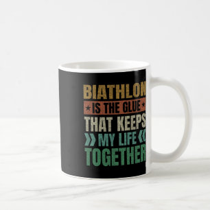 Biathlon Behalte mein Leben zusammen Biathlete Spo Kaffeetasse