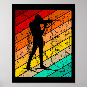 Biathlon Biathlet Skifahren Ski Vintages Retro 3 Poster