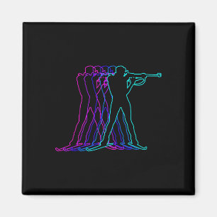 Biathlon Biathlete Geschenkkleidung für Jungen Jug Magnet