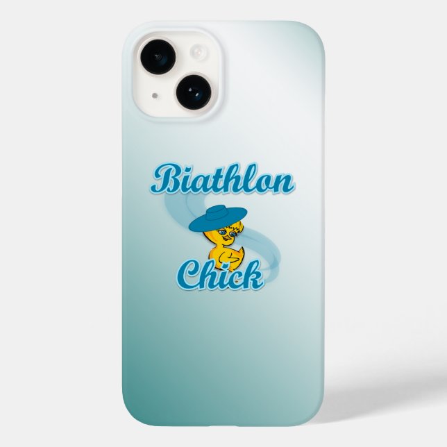 Biathlon Chick #3 Case-Mate iPhone Hülle (Rückseite)