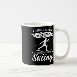 Biathlon Es gibt keine Bank für Langlaufen Kaffeetasse