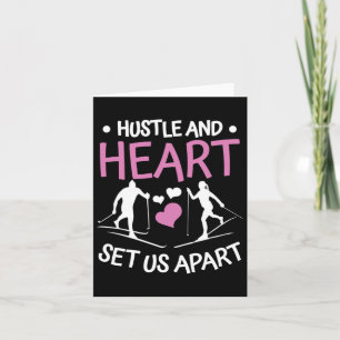 Biathlon Hustle And Heart Unterscheidet Uns Cross  Karte