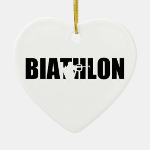 Biathlon Keramikornament