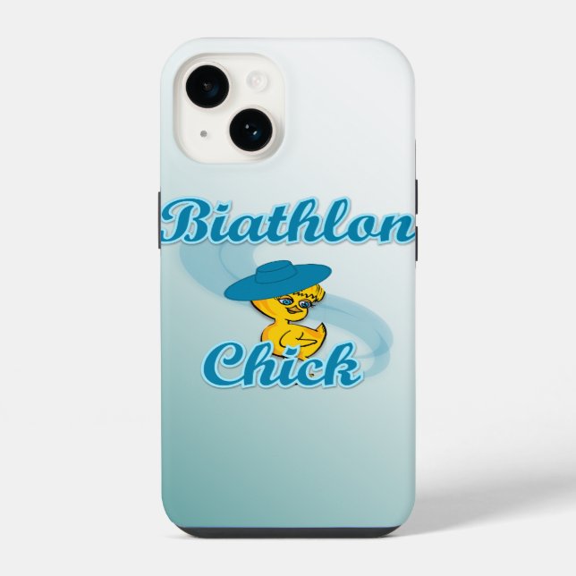 Biathlon-Küken #3 iPhone Hülle (Rückseite)