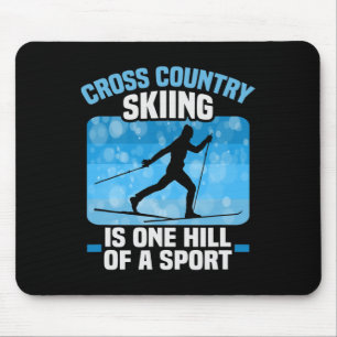 Biathlon Langlauf ist ein Berg von Spo Mousepad