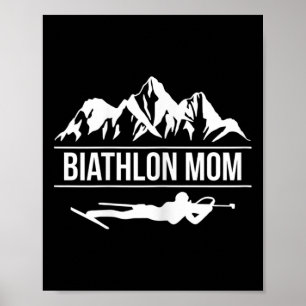 Biathlon Mama Biathlon Skifahren Poster