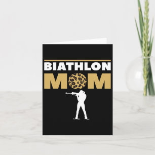 Biathlon Mama Skiwettbewerb Biathlete 1 Karte