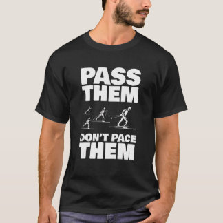 Biathlon-Pass sie lassen sie nicht durch die Langl T-Shirt