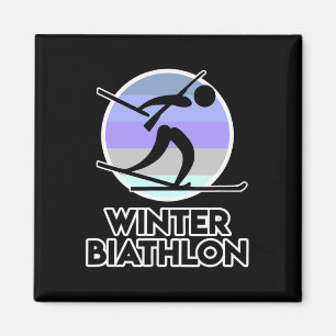Biathlon Shirt für Damen und Herren - Winterbiathl Magnet