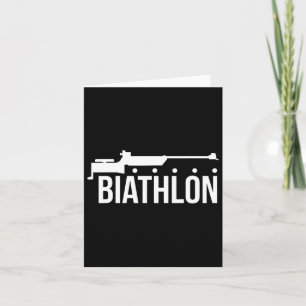 Biathlon Shooting Gun Skifahren Biathlete Karte