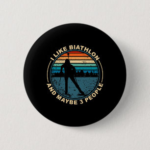 Biathlon Ski Biathlet Wintersport Langlaufen Button