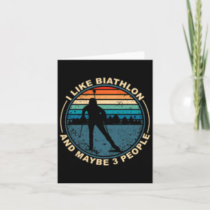 Biathlon Ski Biathlet Wintersport Langlaufen Karte