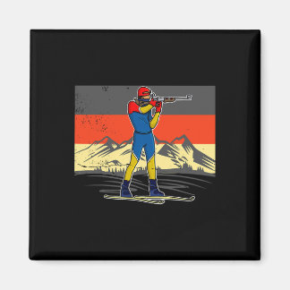 Biathlon Ski Langlaufloipe 15 Magnet