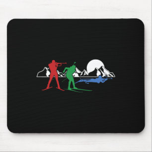 Biathlon Ski Wintersport Langlaufloipe Sn Mousepad
