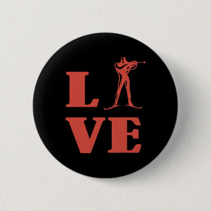 Biathlon Ski Wintersport Langlaufski Button