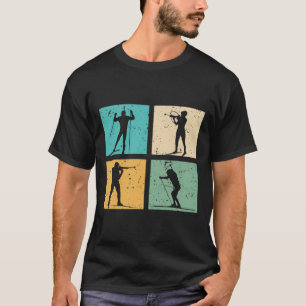 Biathlon Skifahren Langlauf Skifahren Biathlete Gi T-Shirt