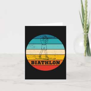Biathlon Skifahrer Langlauf Skispur Karte