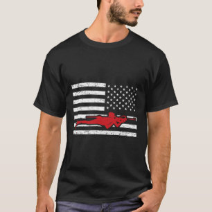 Biathlon Sport Marathon Skilanglauf US-amerikanisc T-Shirt