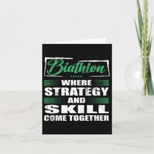 Biathlon Sports Strategy and Skills Karte