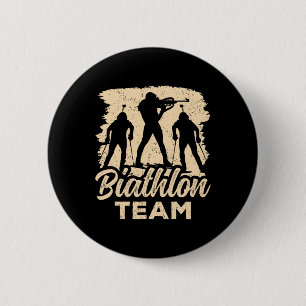 Biathlon Team Biathlete Biathlon Sport Button