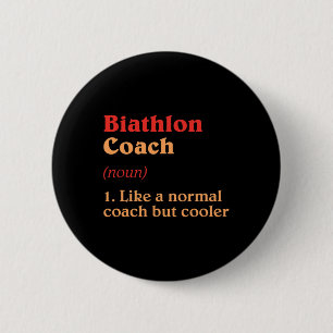 Biathlon-Trainer Definition Sonniges Biathlete Spa Button