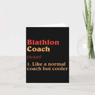Biathlon-Trainer Definition Sonniges Biathlete Spa Karte